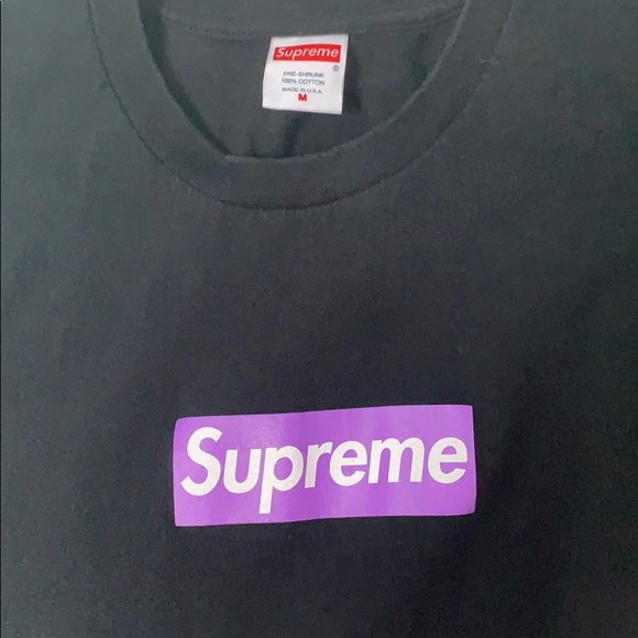 Supreme 2005 Purple on Black